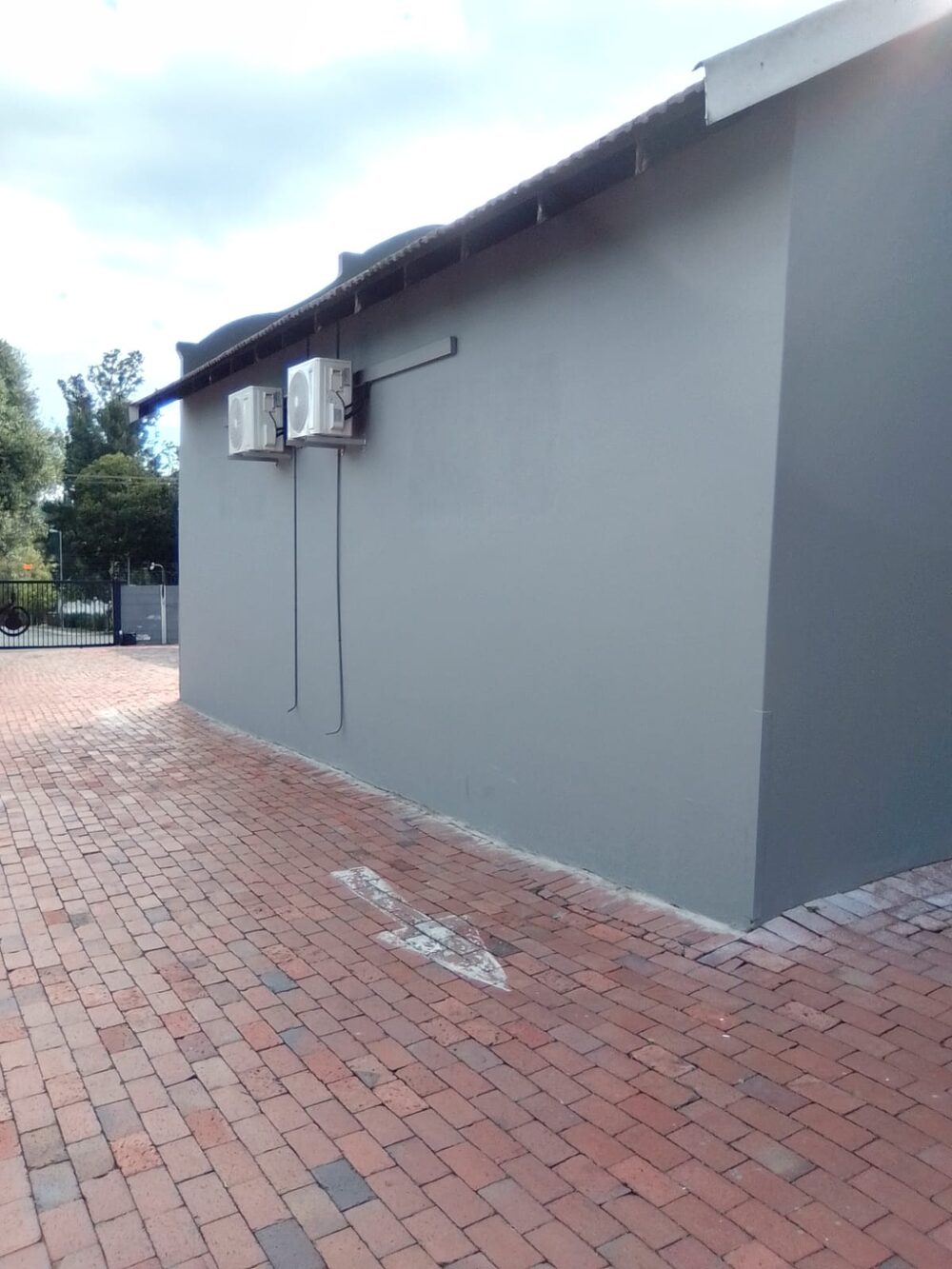 House exterior painted